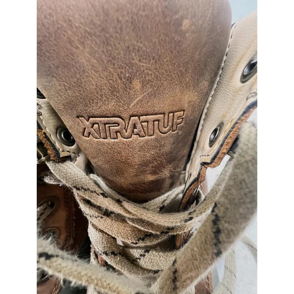 Xtratuf Leather Ankle Deck Boots Lace  Womens 6  Cathay Spice LALW-700